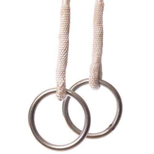 Кольца гимнастические C-0036 подвесные Белый (56508148)