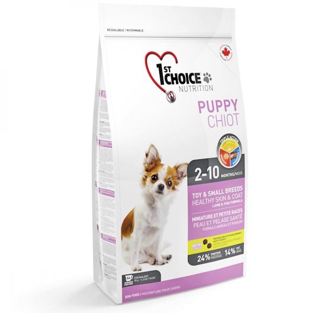 ᐉ Корм 1st Choice Puppy Toy&Small Lamb&Fish сухой для щенков малых ...