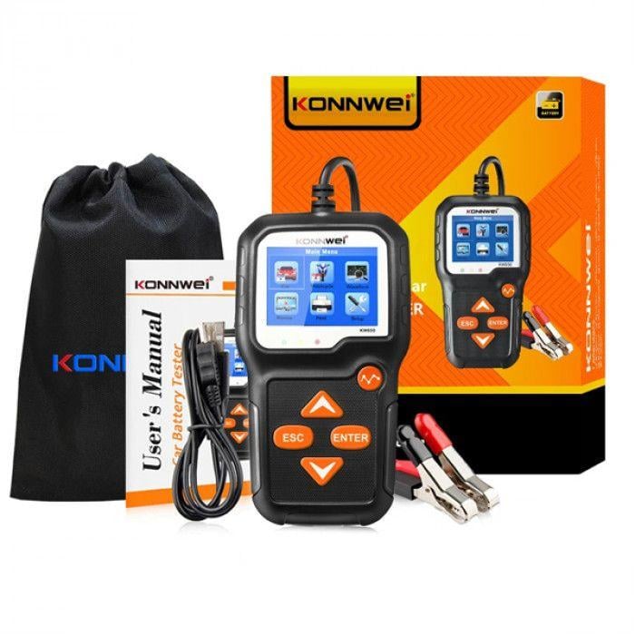 Тестер АКБ и генератора KONNWEI KW650 (2215790176) - фото 3 Тестер АКБ и генератора KONNWEI KW650 (2215790176) - фото 3