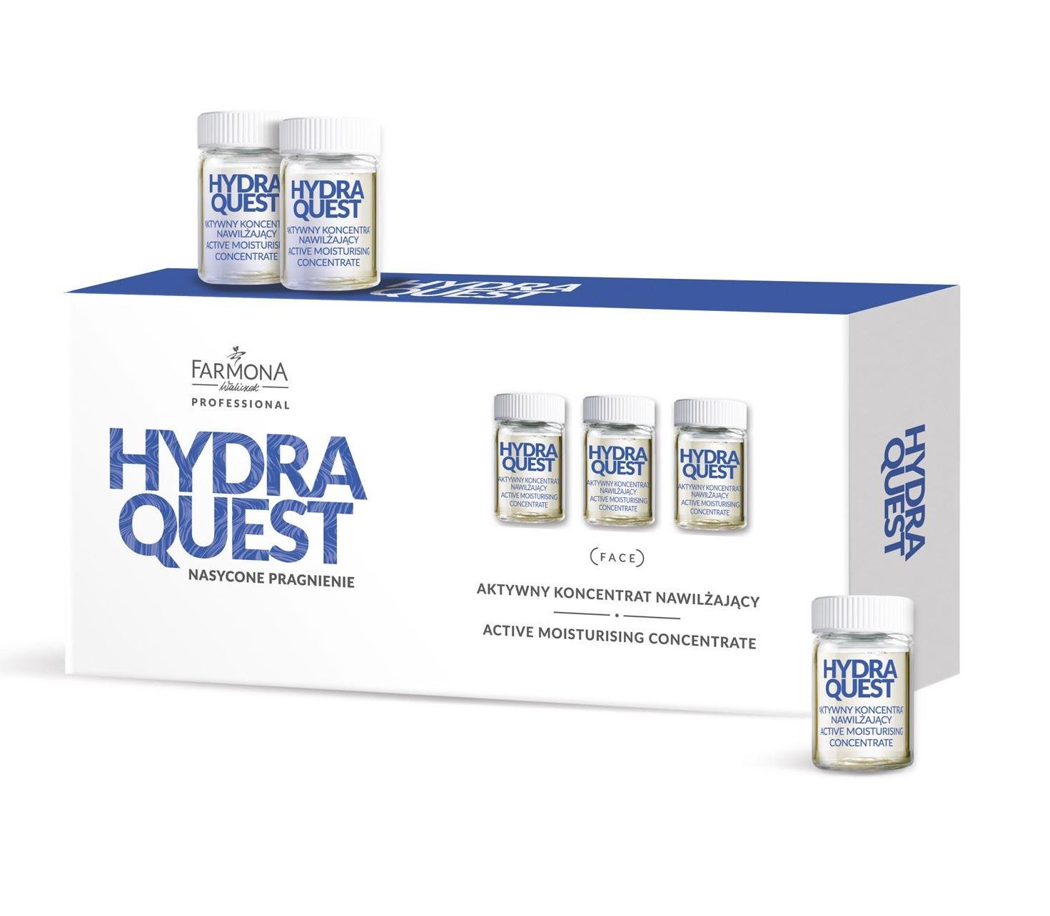 Концентрат для лица Farmona Hydra Quest активный увлажняющий 10х5 мл (5900117008003)