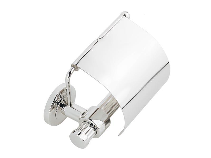 Тримач для туалетного паперу KUGU Maximus 611C із кришкою Хром (130729) - фото 5
