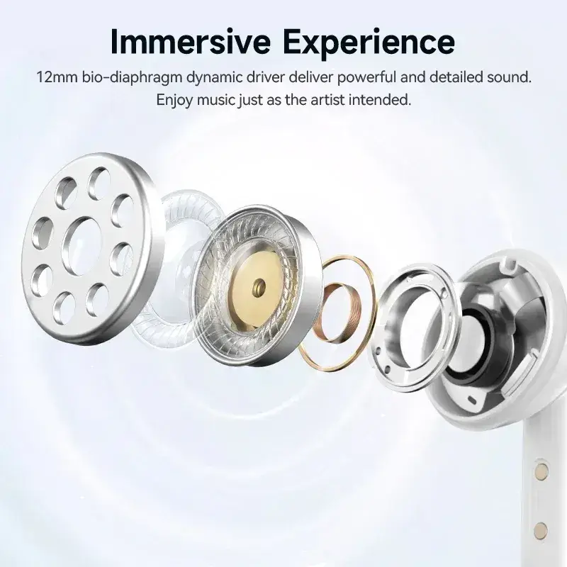 Навушники бездротові QCY Melobuds N50 Black (HT12) - фото 8