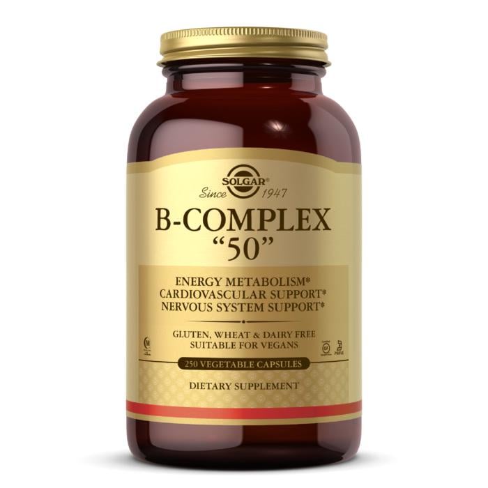 Витамины группы В Solgar B-Complex 50250 вег. капс.