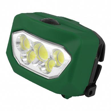 Фонарь налобный 935-5-COB Green