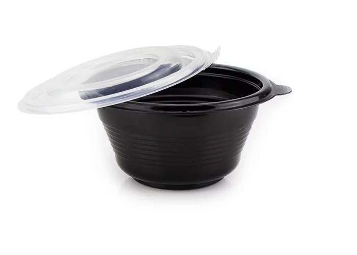 Упаковка для первых блюд одноразовая герметичная ПП-117дч - 500 мл 120 шт.