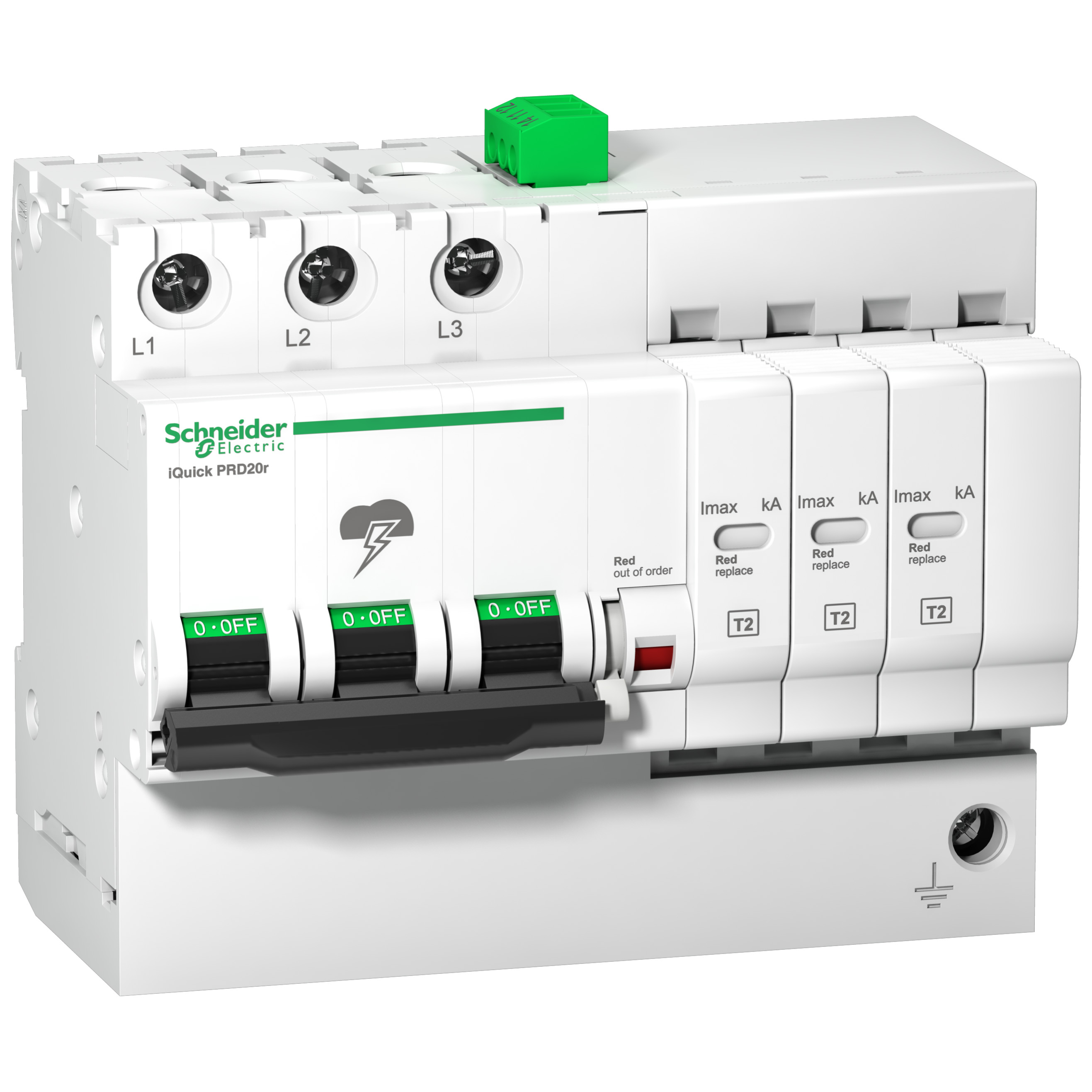 Ограничитель перенапряжения Schneider Electric iQuick PRD 3P 20кА 230 В класс 2 (A9L16296)