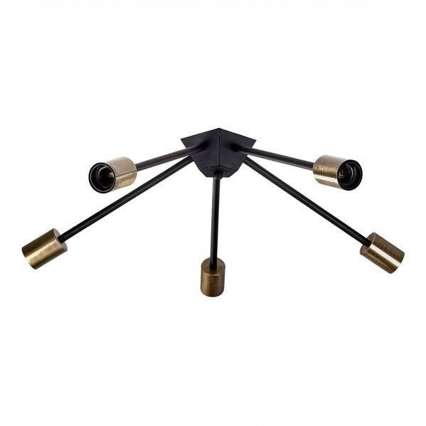 Люстра Atmolight 1851430 Attic K-5 C320 Black/BrushGold