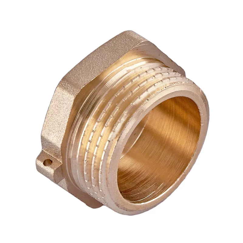 Заглушка KOER KF.P08M.WN латунь без нікелю 3/4" M (KR5572)