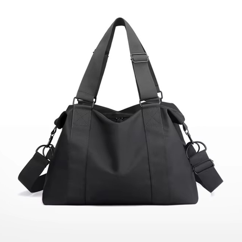 Спортивная сумка унисекс с плечевым ремнем для спорта 32x13x25 см Черный (CZYP-750B)