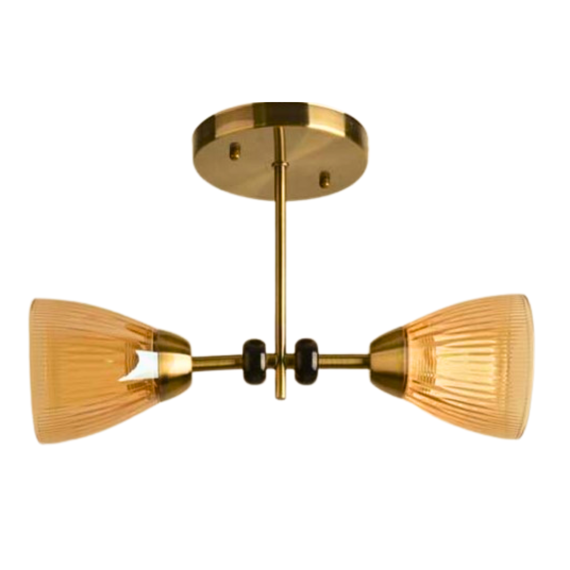 Люстра потолочная Sirius Л 8083/2А на 2 плафона