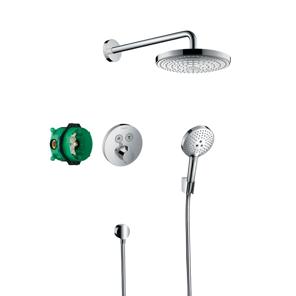 Душевая система Hansgrohe Raindance Select S/ShowerSelect S с термостатом металл Хром (27297000)