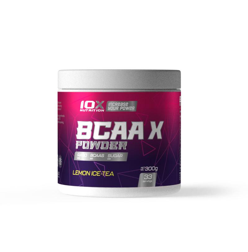 Амінокислота 10XNutrition BCAA X Powder 300 г Лимонний чай (6275V10698)