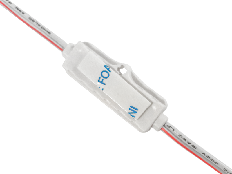 Модуль світлодіодний LEDUA 2835-2SMD 12V 0,15 Вт Samsung IP67 з лінзою по 20 шт. пластина Білий (6910) - фото 3