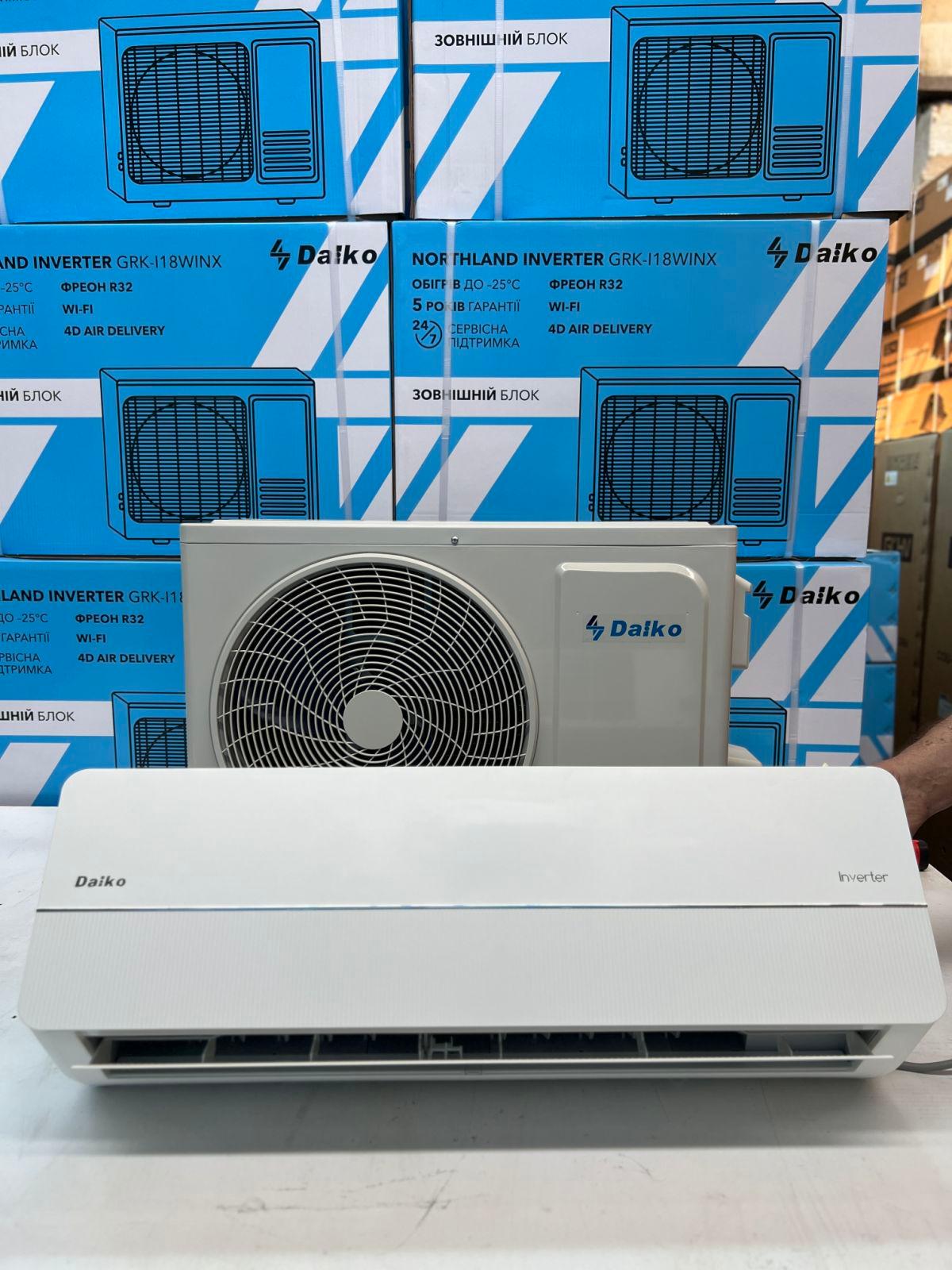 Кондиціонер настінний Daiko GRK-H18WINX/GRK-I18WINX Northland INVERTER Wi-Fi R32 -25 (29321870) - фото 8 Кондиціонер настінний Daiko GRK-H18WINX/GRK-I18WINX Northland INVERTER Wi-Fi R32 -25 (29321870) - фото 8