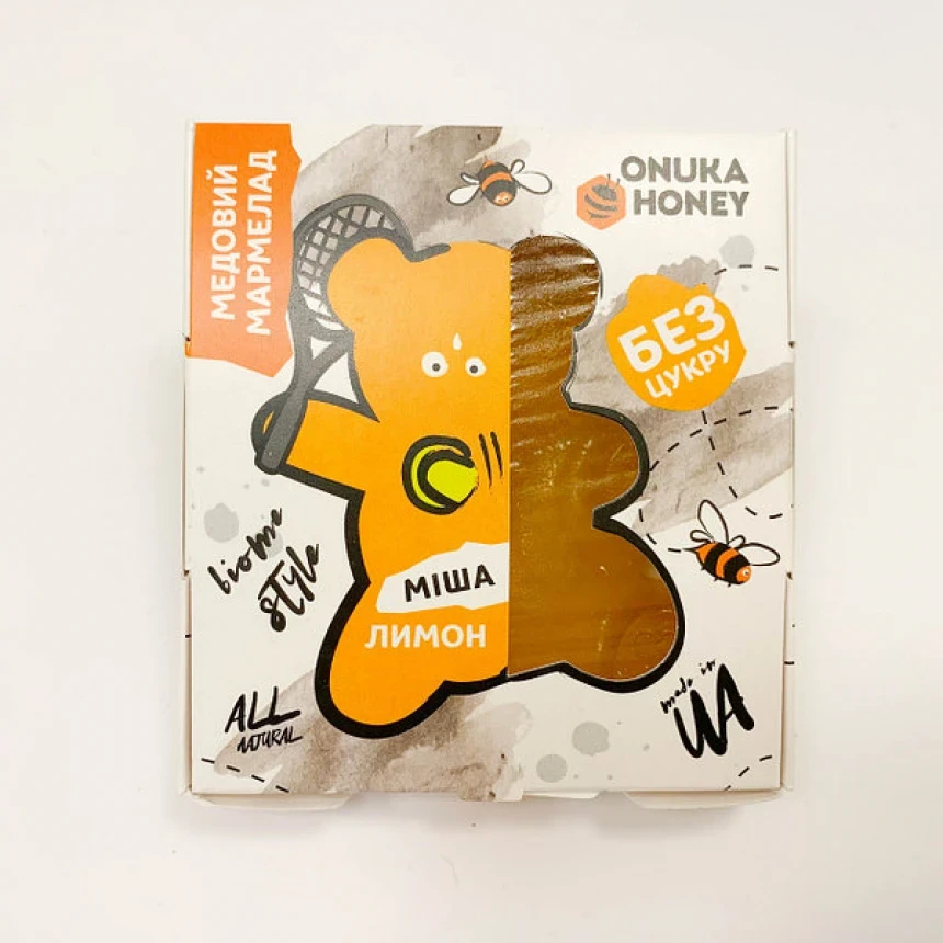 Мармелад медовый Onuka Honey лимон 100 г (2537738771)