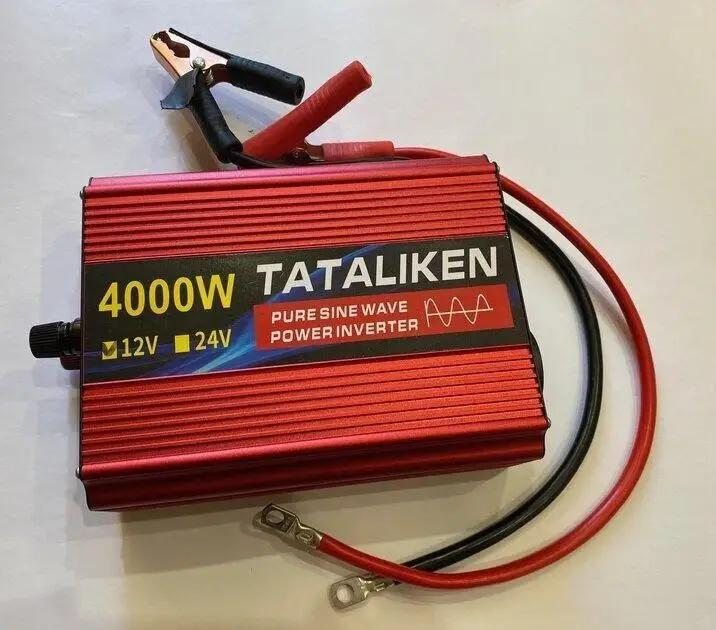 Автомобільний інвертор Tataliken чистий синус 4000 Вт 12-220V (29880243) - фото 1