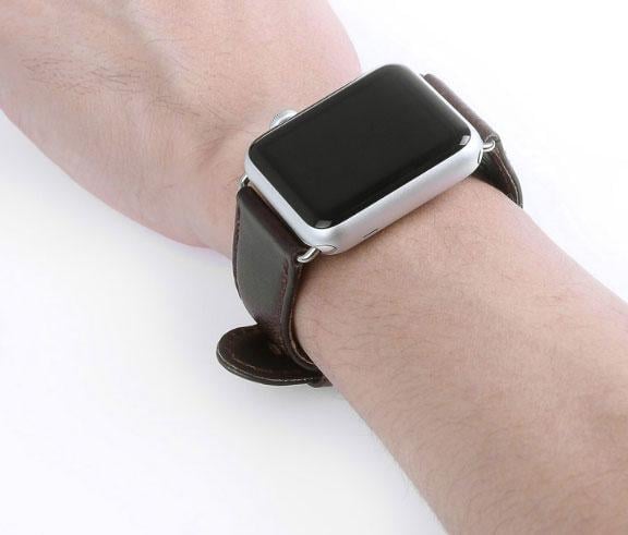 Кожаный ремешок Primo для Apple Watch 38 мм/40 мм Dark Brown (703202405) - фото 4 Кожаный ремешок Primo для Apple Watch 38 мм/40 мм Dark Brown (703202405) - фото 4