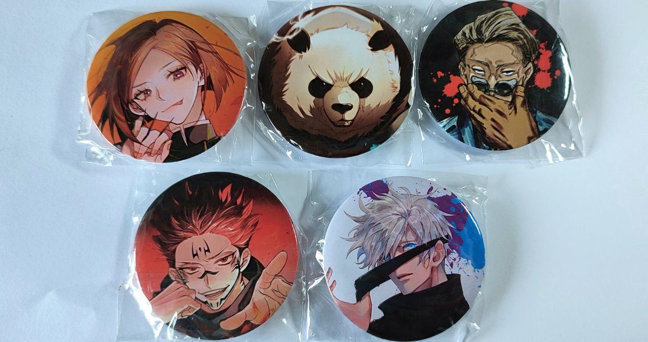 Набор значков аниме 58 мм т Набор значков аниме 58 мм т