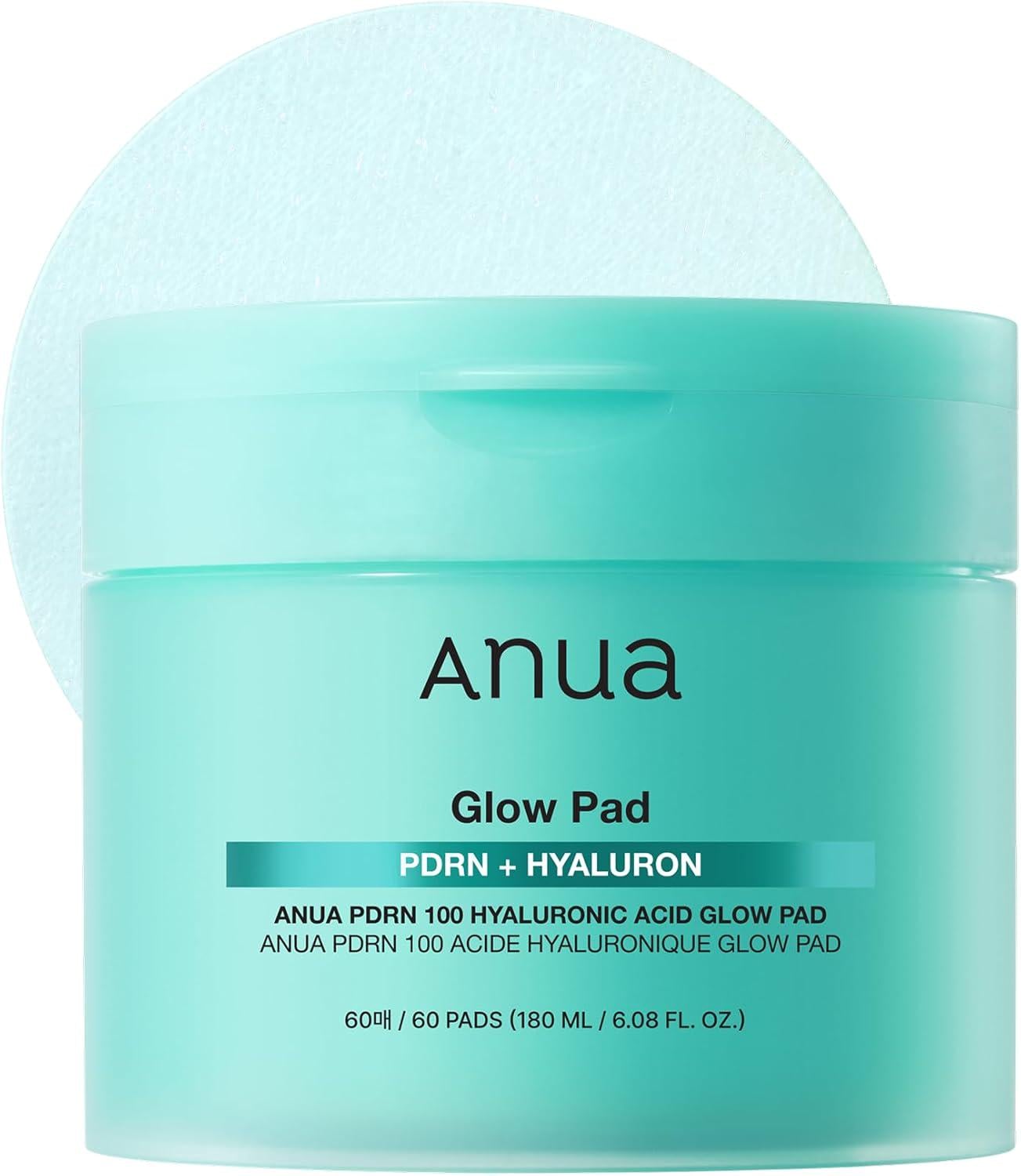 Увлажняющие педы для лица Anua PDRN 100 Hyaluronic Acid Glow Pad 180 мл (8809640738241)