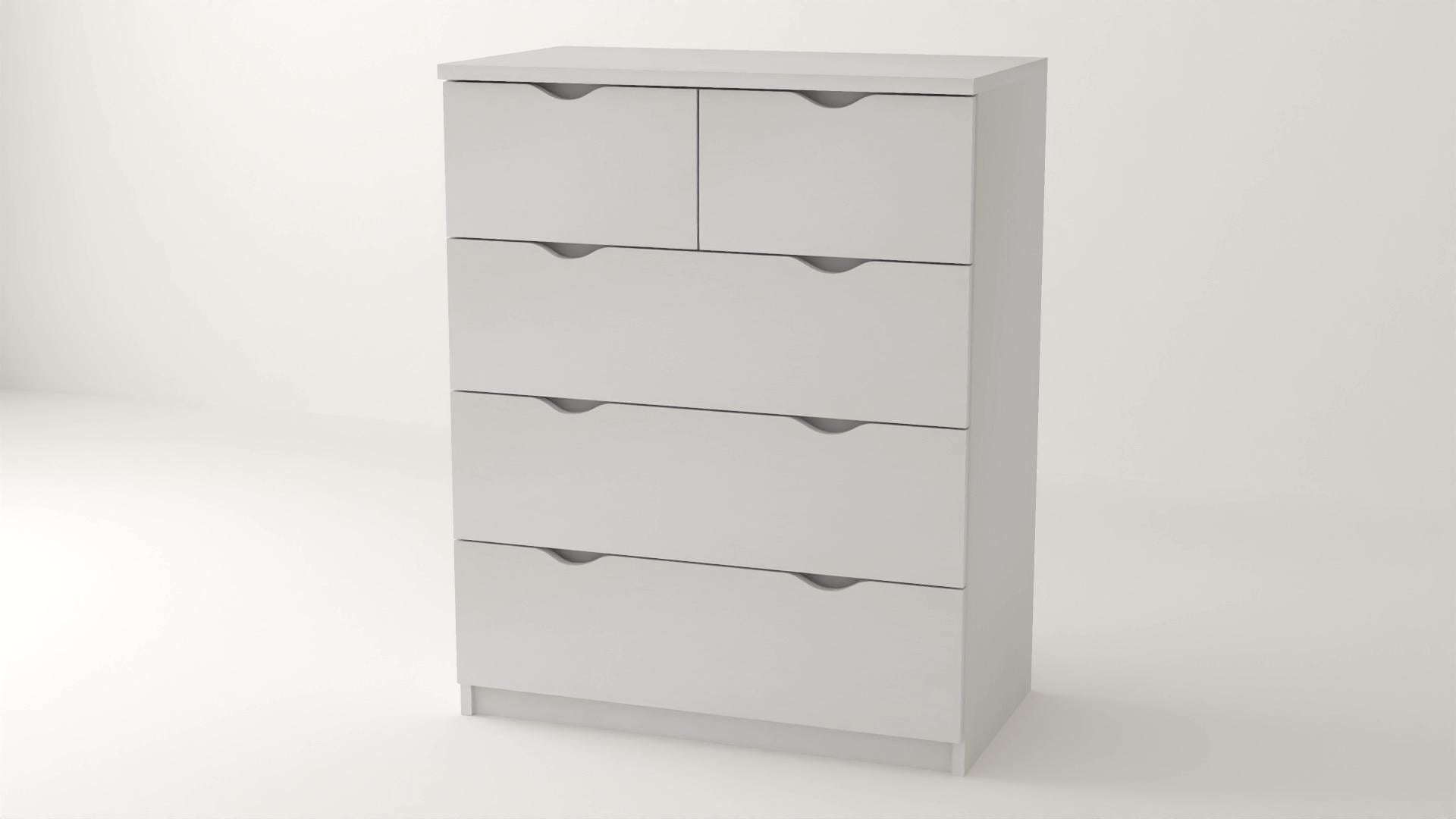 Комод Алекса ВК-50 75х45х100 см Белый