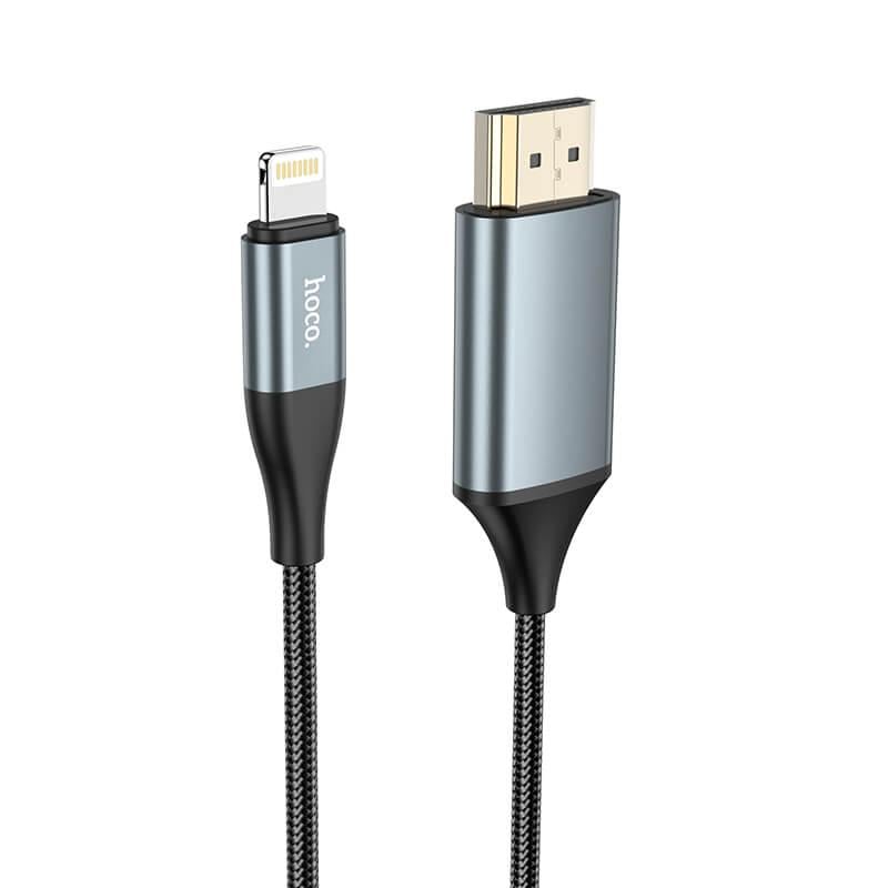 Кабель Hoco UA15 Lightning to HDMI Grey (e9cbfc74)