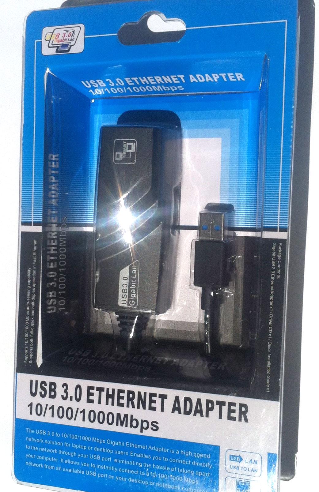 Сетевой адаптер Realtek Ewell USB3.0 to RJ-45 10/100/1000 Mb/s (EW105) - фото 3