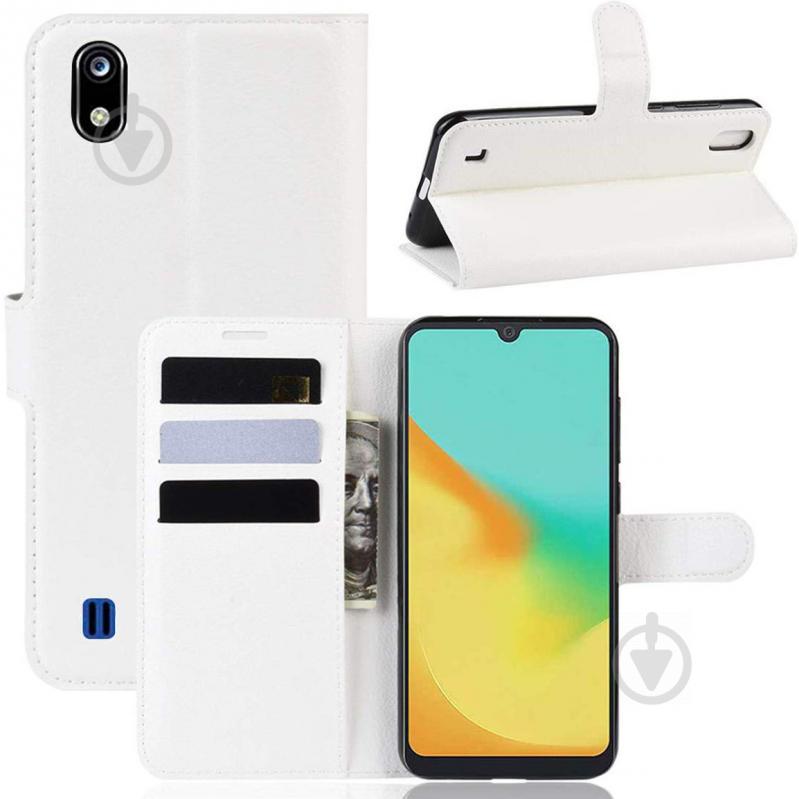 Чехол-книжка Litchie Wallet для ZTE Blade A7 2019 White (hub_ABAr35810) - фото 2