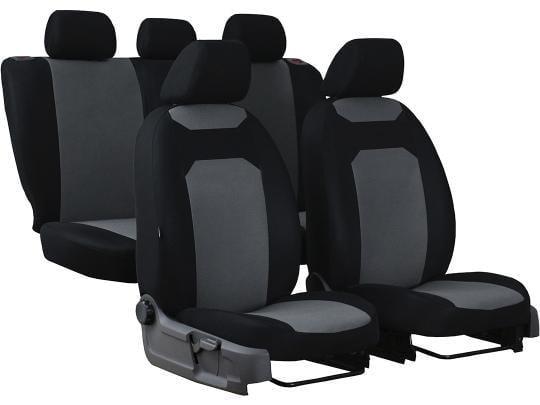 Авточехлы Pok-ter CARO для Mercedes W124 E КЛАСС 1984-1997 с серой вставкой (w12477)