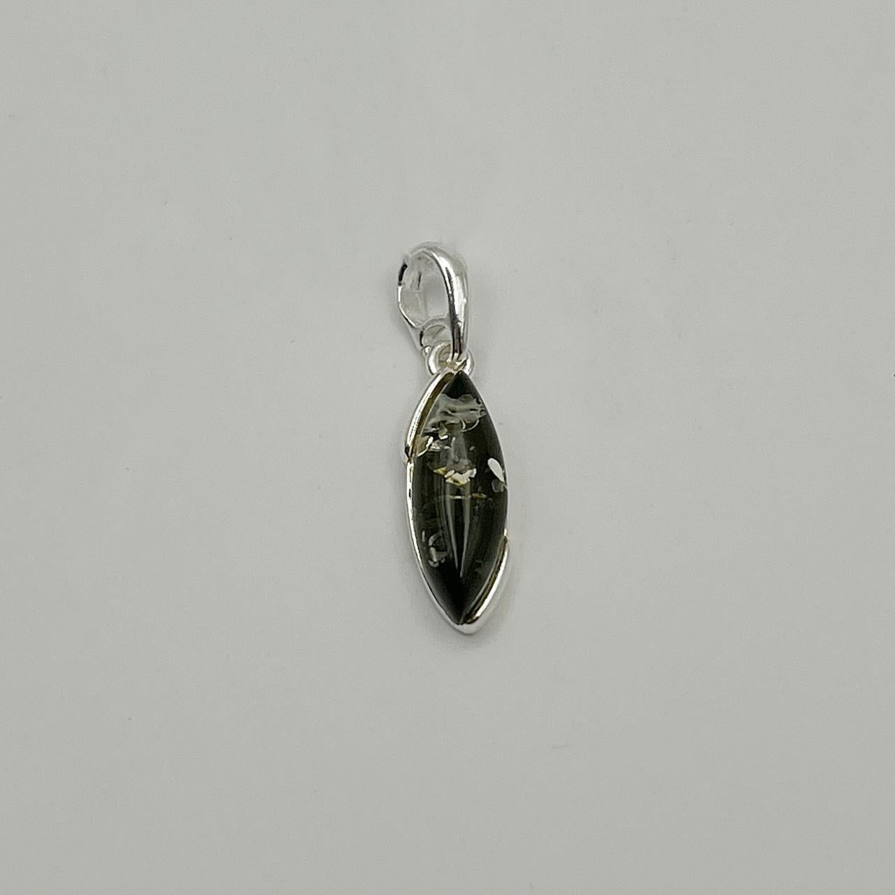 Серебряный кулон с янтарем 1,2 г (2587976763)