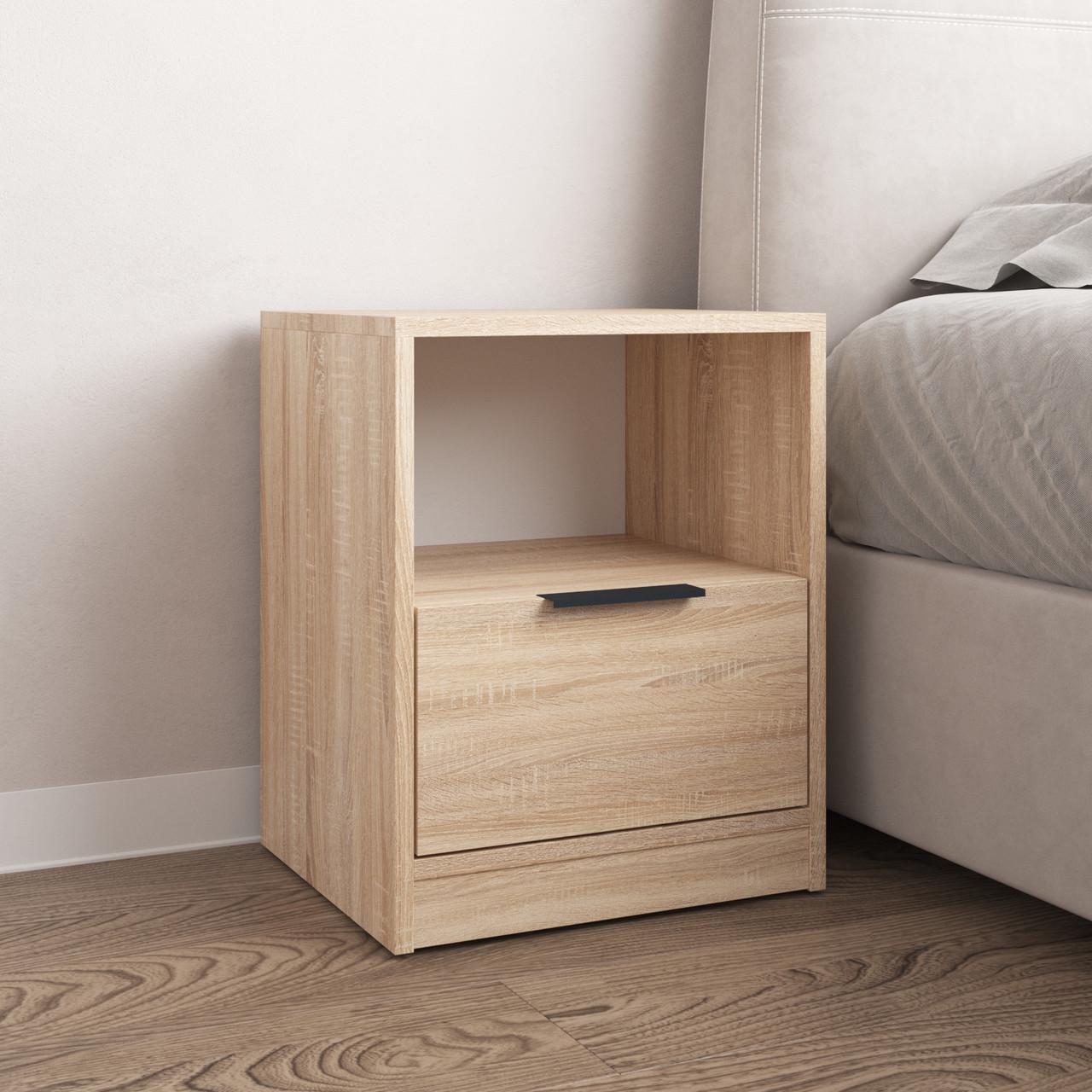 Тумба прикроватная Вайс M-31 40х35х50 см Дуб сонома (30654245) Тумба прикроватная Вайс M-31 40х35х50 см Дуб сонома (30654245)