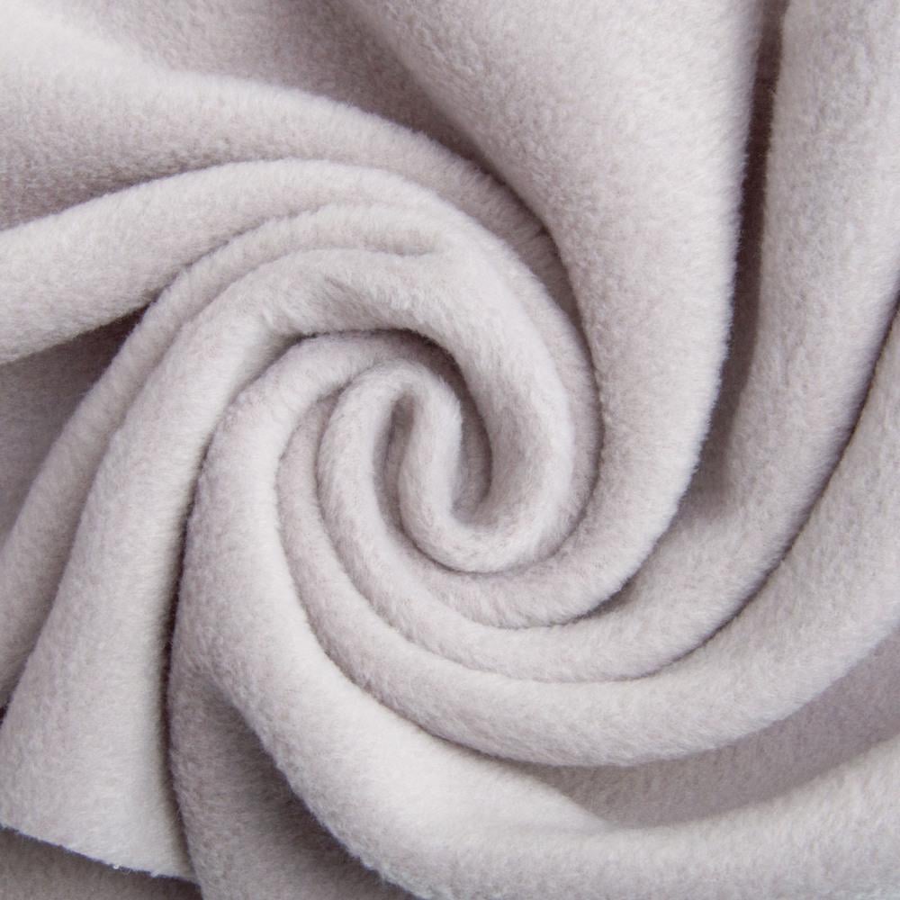 Ткань флис однотонная 280 гр/м2 Светло-серый (26955)