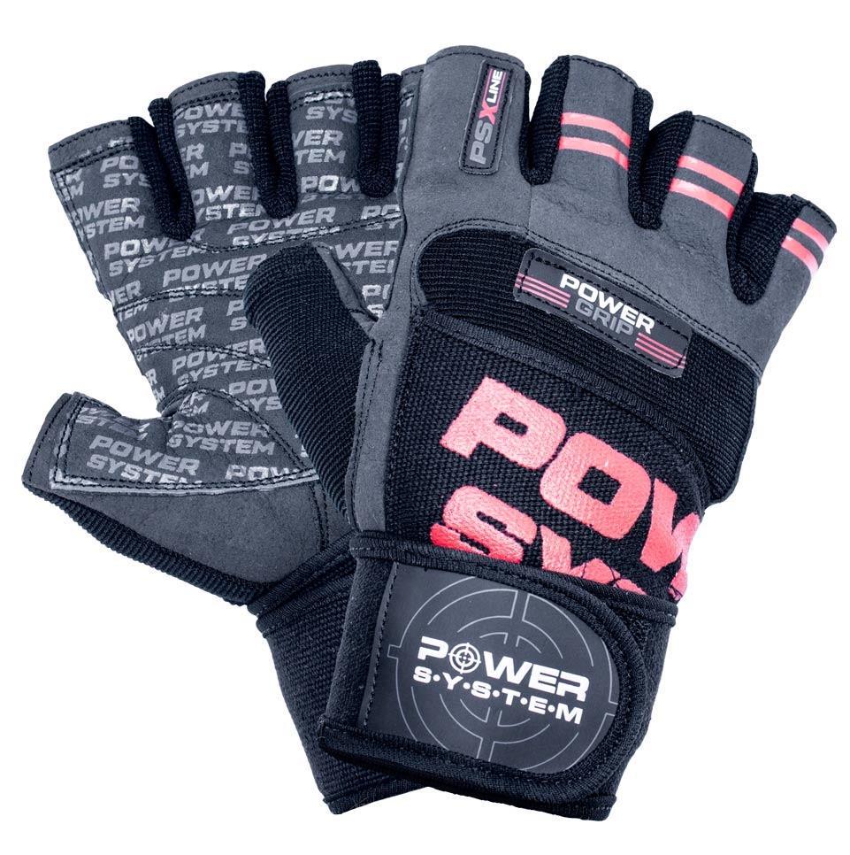Рукавички для фітнесу Power System PS-2800 Power Grip L Red (3019802334)