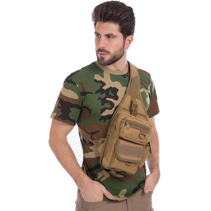 Рюкзак патрульный однолямочный SILVER KNIGHT 5 л Хаки (TY-184) - фото 6 Рюкзак патрульный однолямочный SILVER KNIGHT 5 л Хаки (TY-184) - фото 6