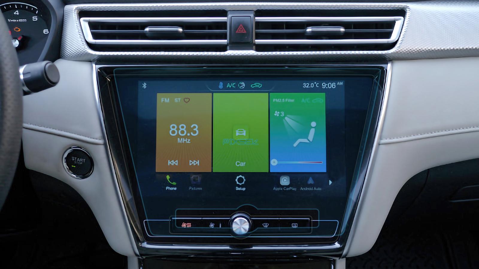 Стекло защитное Pixsel гибридный глянец на монитор MG 5 13,1“ 2020