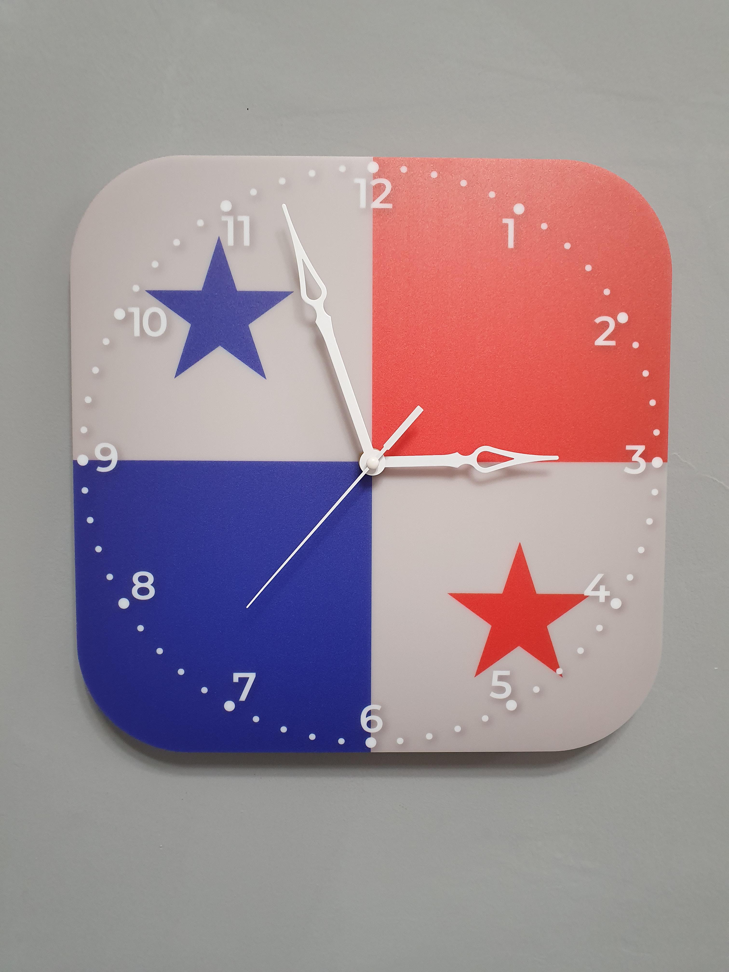 Часы настенные флаг Панамы (3787)