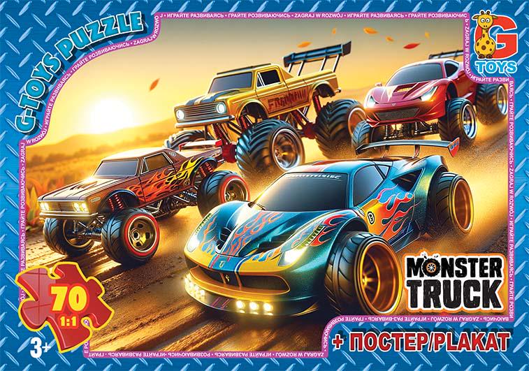 Пазли G-Toys із серії Монстер траки 70 ел. (MTT-186744)