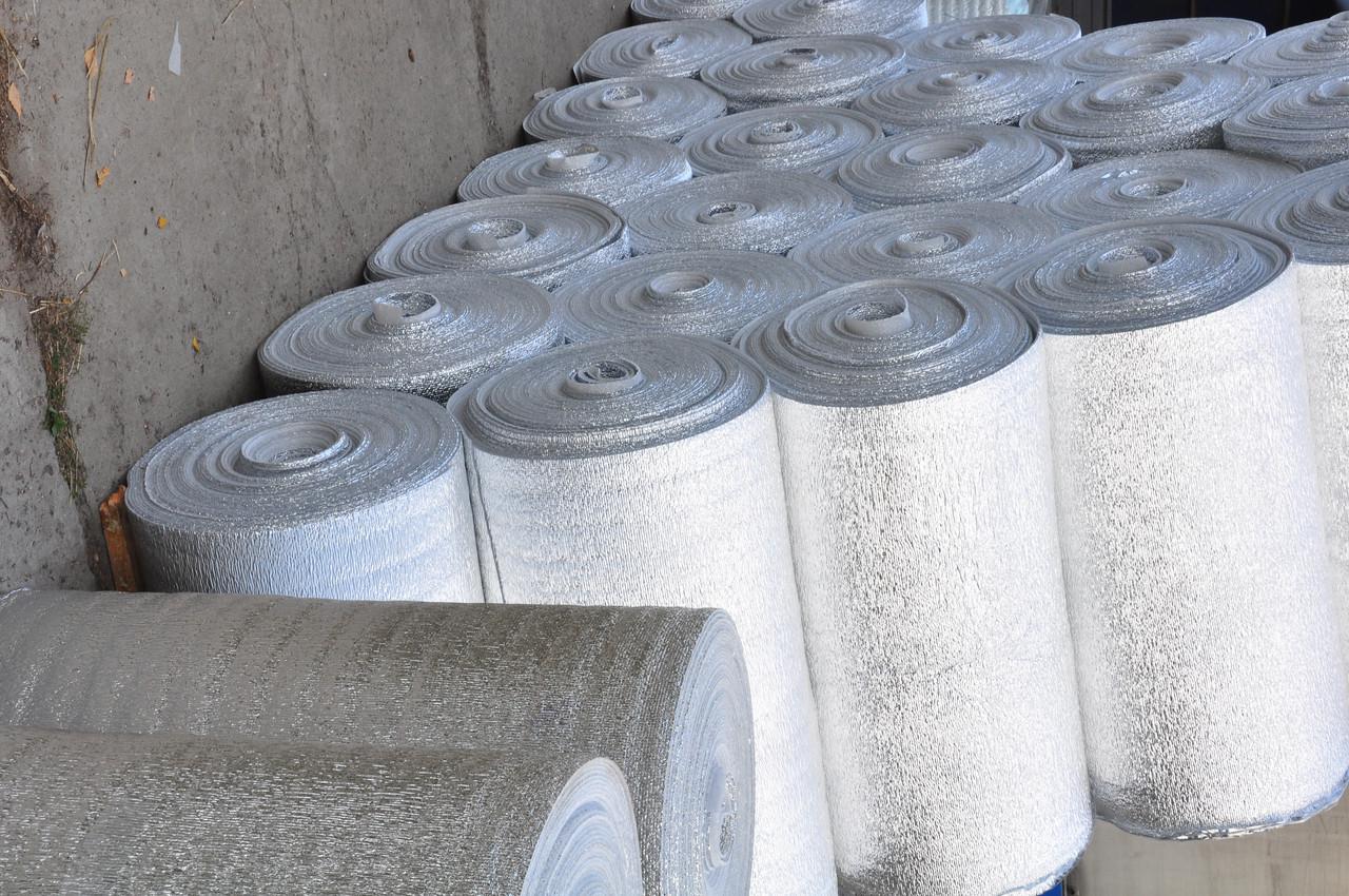 Полотно ППЭ Termoizol толщина 8 мм металлизированное РЭТ МРЕТ 9 мкм/ПЭ 10 мкм рулон 50 м. п. - фото 4