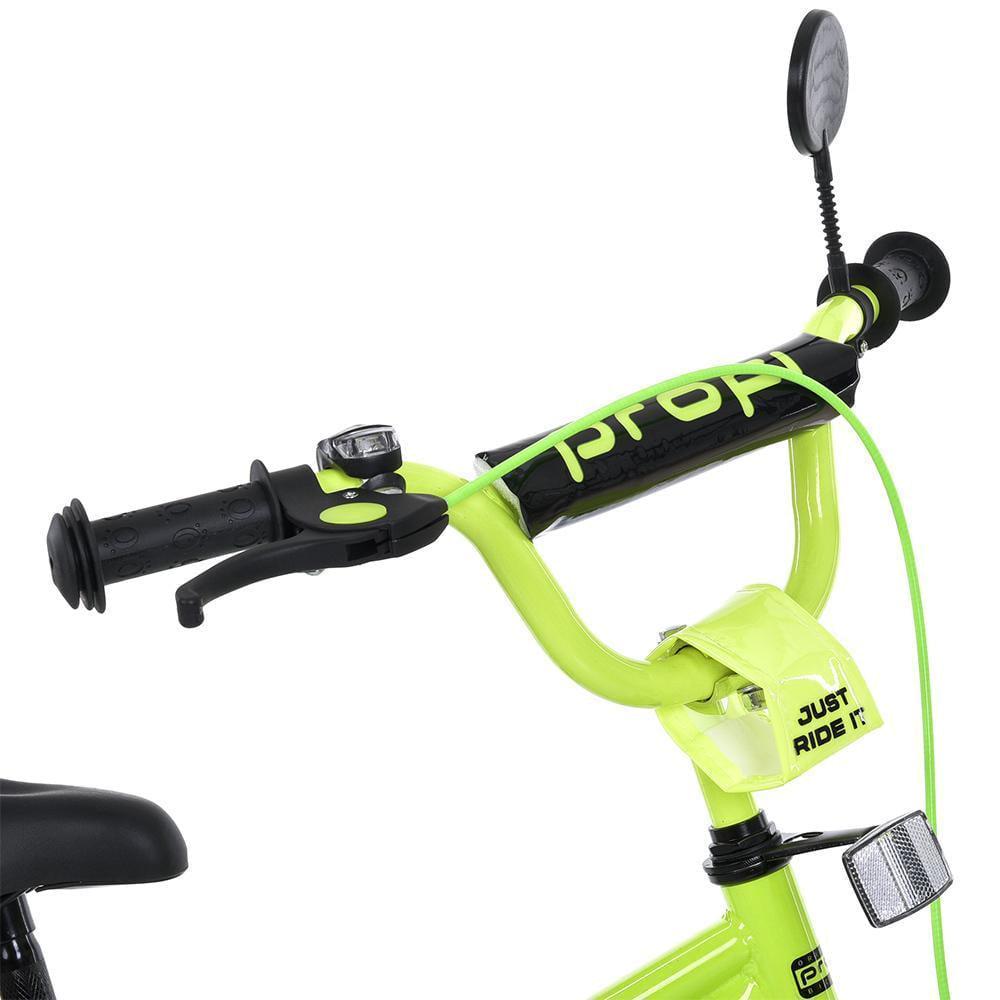 Дитячий велосипед PROF1 Prime 16" з багажником Салатовий - фото 3 Дитячий велосипед PROF1 Prime 16" з багажником Салатовий - фото 3