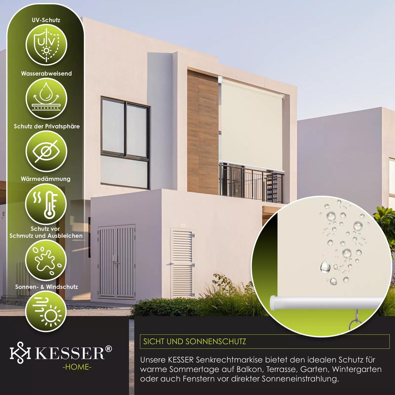 Роллеты солнцезащитные вертикальные KESSER 100х140 см Бежевый - фото 6 Роллеты солнцезащитные вертикальные KESSER 100х140 см Бежевый - фото 6