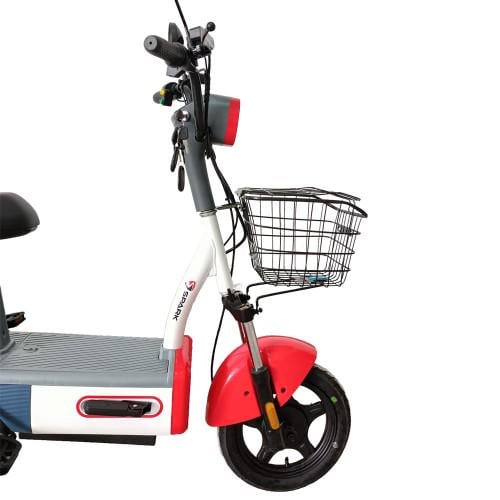 Велосипед з електродвигуном Spark Volt 14" 48V/400W/12 Ah Червоний із синім (000227056) - фото 4