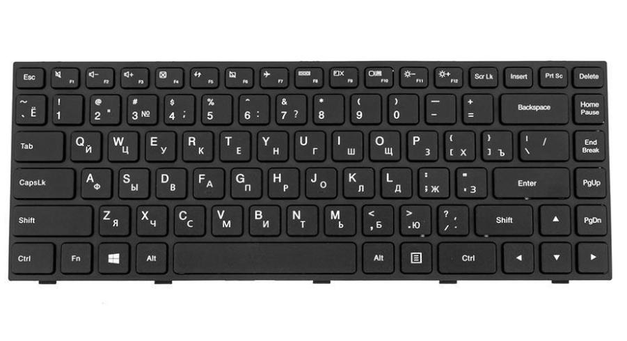Клавиатура для ноутбука Lenovo IdeaPad 100-14IBD (182349)
