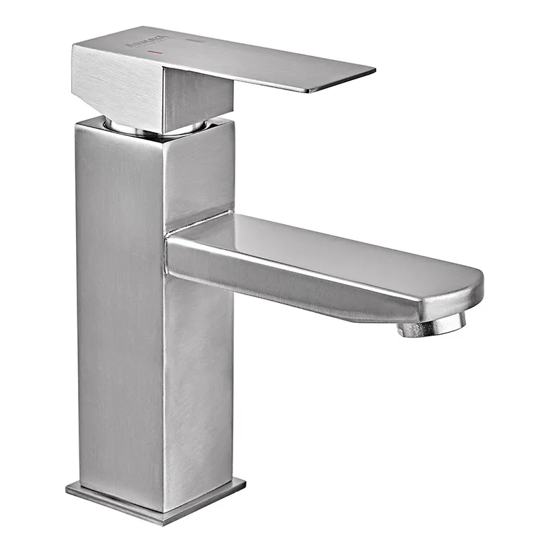 Смеситель для умывальника Armata Kub-001 из нержавеющей стали (CH6491)