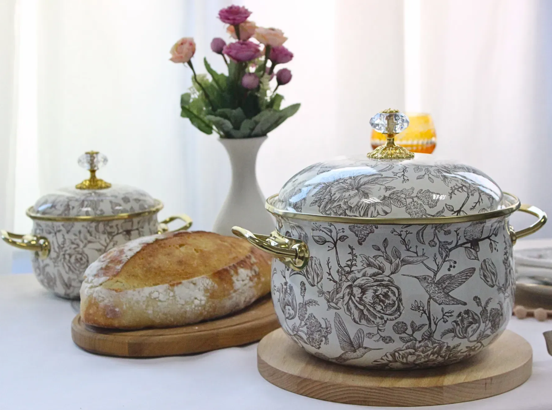 Каструля емальована BIRD Elmani з кришкою 3,8 л 20 см (763-042) - фото 4