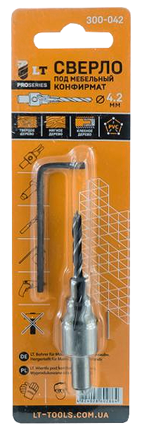 Свердло для конфірматів LT-tools 4,2 мм (44952) - фото 3