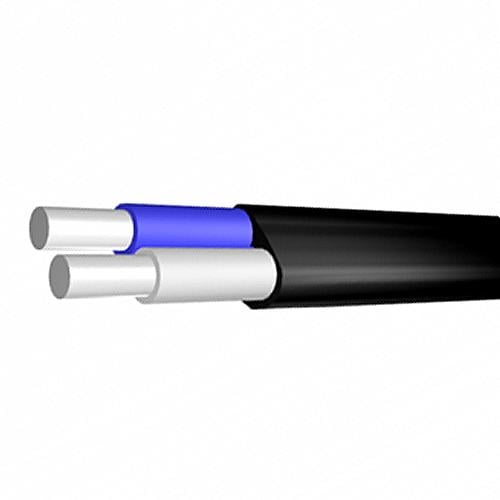 Провід силовий АВВГ-П 2х6 100 м (000005189)