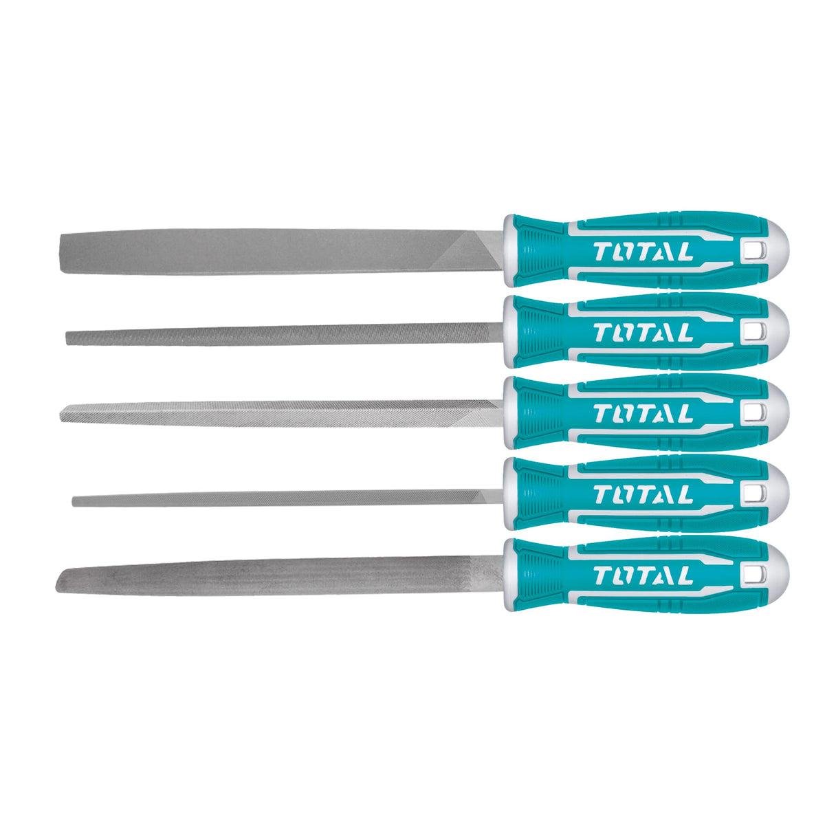 Набор напильников по металлу TOTAL THT918516 200 мм 5 шт. (THT918516)