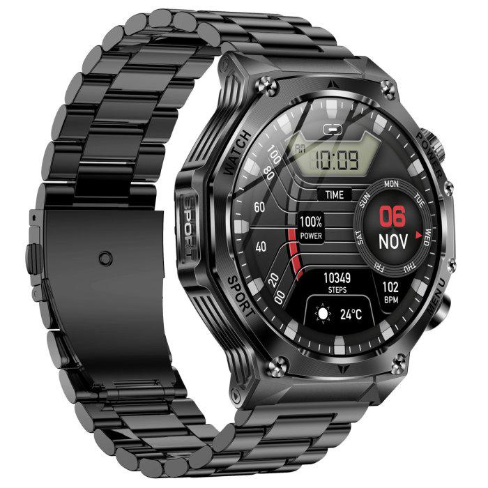 Смарт-годинник UWatch Smart Surf X Pro Steel Black з ремінцями 2 шт. (2024) - фото 4 Смарт-годинник UWatch Smart Surf X Pro Steel Black з ремінцями 2 шт. (2024) - фото 4