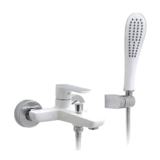 Смеситель для ванны Gappo Noar G3048 Белый/Хром