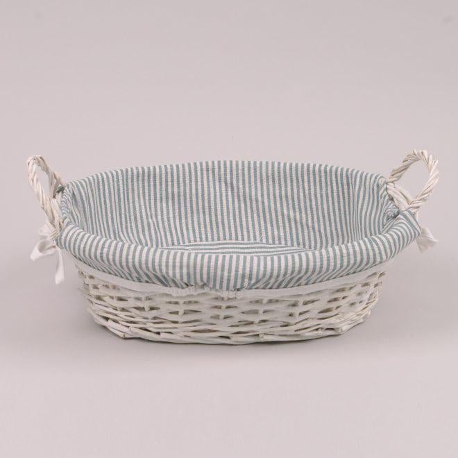 Корзина Flora с тканью Белый (39406)