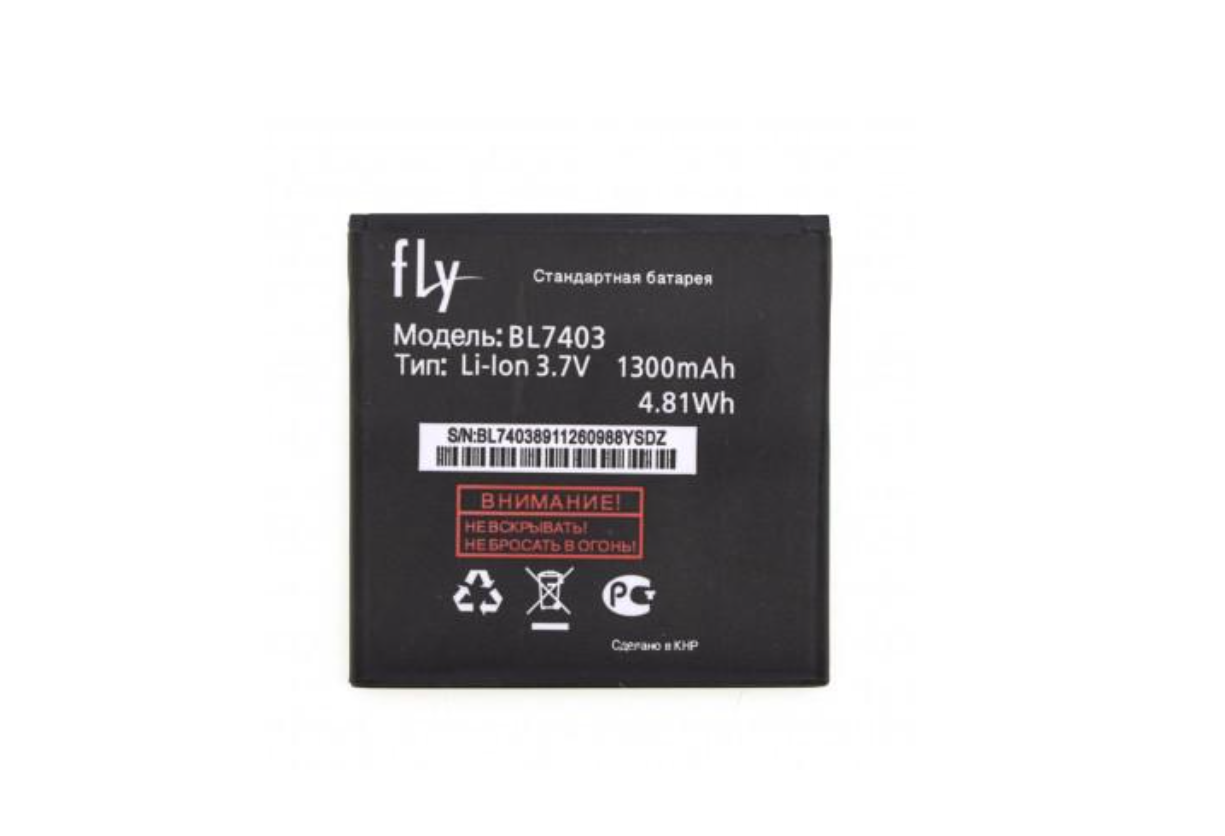 Аккумулятор для телефона Fly BL7403/IQ431 1300 mah (758031048)